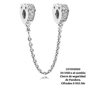 011 (d) Cierre de seguridad de Pandora cifrados S 925 Ale