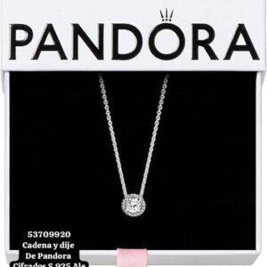012 (A) Cadena con dije de Pandora cifrados S 925 Ale