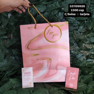 005 Bolsa con tarjeta 1300 cup