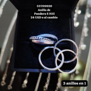 058 Anillo de Plata 925